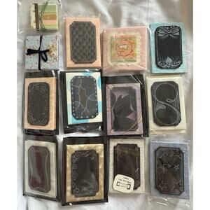 Handmade Accordion Mini Books Set Blank Art Journals Sketchbooks 13 Ct. NEW